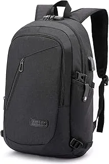 Mochila Hombre Mochila Antirrobo Impermeable,Mochila Ordenador Portatil 15.6 Pulgadas Mochila Portatil con Puerto USB,Mochila Backpack Bolsa para Negocio Trabajo Diario Viaje Escolares,Negro
