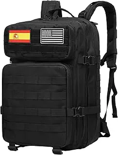 Delgeo Mochila Tactica 25L/45L Militar,Gran Capacidad Mochila,Plegable Impermeable Mochila Para Montañismo,Senderismo,Camping y Viajes
