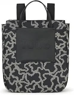 TOUS Mochila Negra, Para Mujer, Medidas 35 x 32 x 11,5 cm, Colección Kaos Pix Soft
