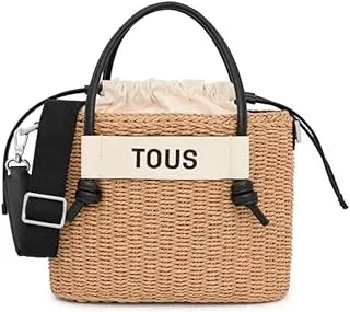TOUS Cesta Mediana Scoubidou Natural-Black