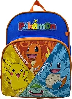 CYPBRANDS CyP Brands-Pokémon- Mochila, Starters, Mochila escolar, Mochila pequeña, Material escolar,Backpack, Multicolor, Producto Oficial
