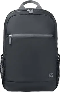 HP Mochila para Ordenador Portátil de 15,6" (Compartimiento, Correas y Respaldo Acolchados, Resistente al Agua, Cremallera Superior) Color Negro y Gris