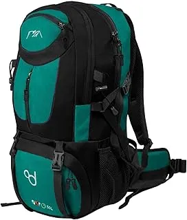 OcioDual Mochila Senderismo 50L, Mochila Trekking Multifuncional, Ligera, Impermeable, Plegable, Mochilas Montaña para Camping, Acampada, Escalada, Marcha Nórdica