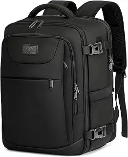 Mochila Viaje Cabina Avion 40x20x25 para Ryanair Mochila de Viaje Equipaje de Mano Pequeñas Mochila 20L de Mano Bolso Viaje Hombre Mujer para Portatil de 14 Pulgadas Negro