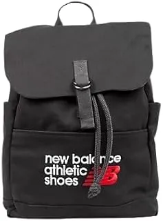 New Balance Lienzo Backpack – Negro, talla One Size BK – Black One Size