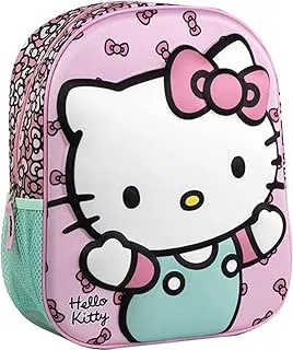 CERDÁ LIFE'S LITTLE MOMENTS Mochila Hello Kitty Infantil Diseño Original y Espacio Amplio Niñas | Mochila Escolar Hello Kitty Rosa Tirantes Acolchados y Cremallera Resistente, Diseño Único y Licencia Oficial