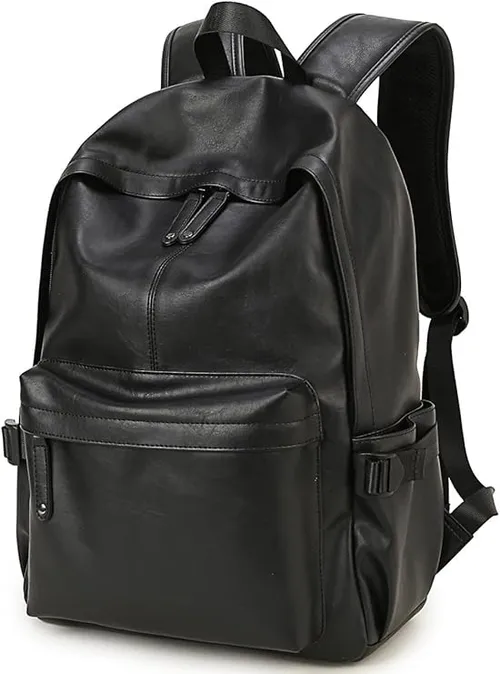 Baosha BP-20 - Mochila unisex de piel sintética para ordenador portátil de 15.6 pulgadas, mochila escolar universitaria, bolsa de hombro, mochila de viaje al aire libre