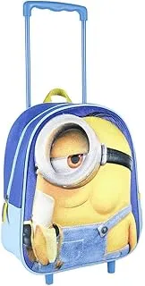CERDÁ LIFE'S LITTLE MOMENTS Cerdá, Mochila con Ruedas Infantil 3D de los Minions 2 de Antelina-Licencia Oficial Universal Studios Unisex niños, Multicolor, 260X310X100MM