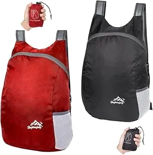 Feibmir 2 mochilas ultra ligeras plegables, resistentes al agua, mochilas, mochilas plegables para hombres, mujeres, niños, viajes, camping, escalada, ciclismo, caminata