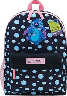 Disney Mochila Niña - Mochila Escolar Niña Infantil Escolar con Espalda Acolchada y Cintas Ajustables – Mochila Colegio con Bolsillo Frontal y Lateral (Negro)