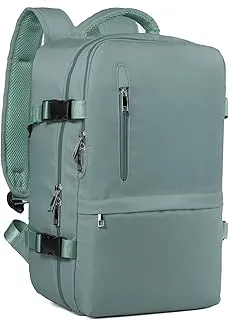Hayayu Mochila 40x30x20, Mochilas Cabina para Ryanair 40x20x30cm Maletas De Viaje Mujer Hombre Equipaje De Mano 40x30x20 Bolsa Viaje 24l con Orificio De Carga Y Bolsillo Antirrobo