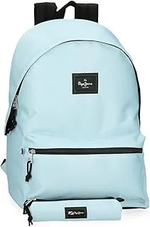 Pepe Jeans Aris Mochila para Portátil, Azul, Portátil 15,6 pulgadas