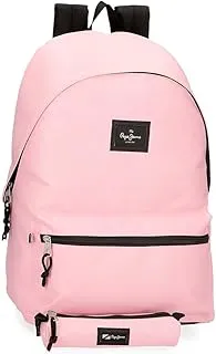 Pepe Jeans Aris Mochila para Portátil, Rosa, Portátil 15,6 pulgadas