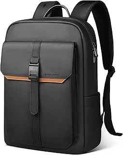 hk Mochila Slim para Portátil 15,6”– Mochila Ejecutiva Impermeable y Ligera para Hombre, Diseño Profesional con Cierre Magnético, Ideal para Trabajo y Negocios – Negro