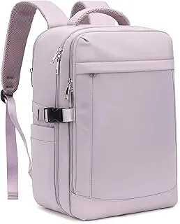 Yankony Mochila Viaje Cabina Avion 40x20x25 para Ryanair 20L Mochilas De Viaje con Bolsillo Antirrobo Travel Backpack Equipaje de Mano Hombre Mujer, Morado