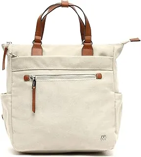MISAKO Evolet mochila de tela con asa de mano Mujer - Evolet Piedra 30x28x13cm