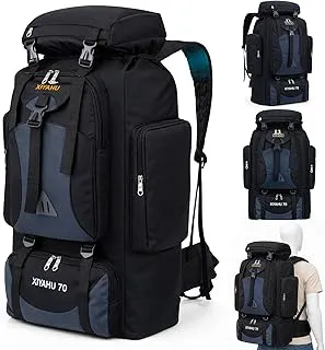 Yaskyly 70L Mochilas de Senderismo Camping Hombre y Mujer Gran Capacidad Mochila para Trekking Camping Viajes y Actividades al Aire Libre con Múltiples Compartimentos y Sistema Transpirable