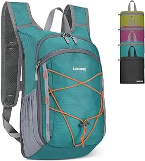 LAIMEIWEE Mochila pequeña de senderismo plegable de 13 L, mochila ligera y plegable para viajes de un día, mochila de viaje para hombres y mujeres