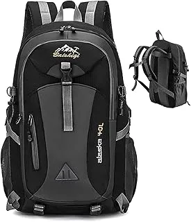 FDKene Mochila de Senderismo 40L para Hombre y Mujer, Ligera Plegable Impermeable, Mochila de Viaje Mochilas de Marcha para Trekking Camping Excursiones Acampadas Montaña Deportes al Aire Libre