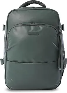 TOTTO Mochila Viaje, Modelo Trip, Capacidad 18L, Mochila para Pc 15", Bolsillo Secreto, Correas de Compresión Internas, Pasador para Sistema de Ruedas, Cómoda y Resistente, Color Dark Forest